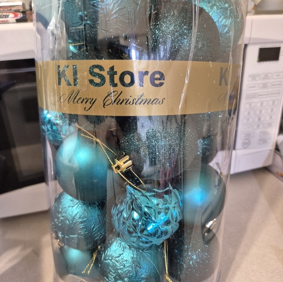 Blue Christmas Ornaments Set,,final Price - Picture 6 of 6